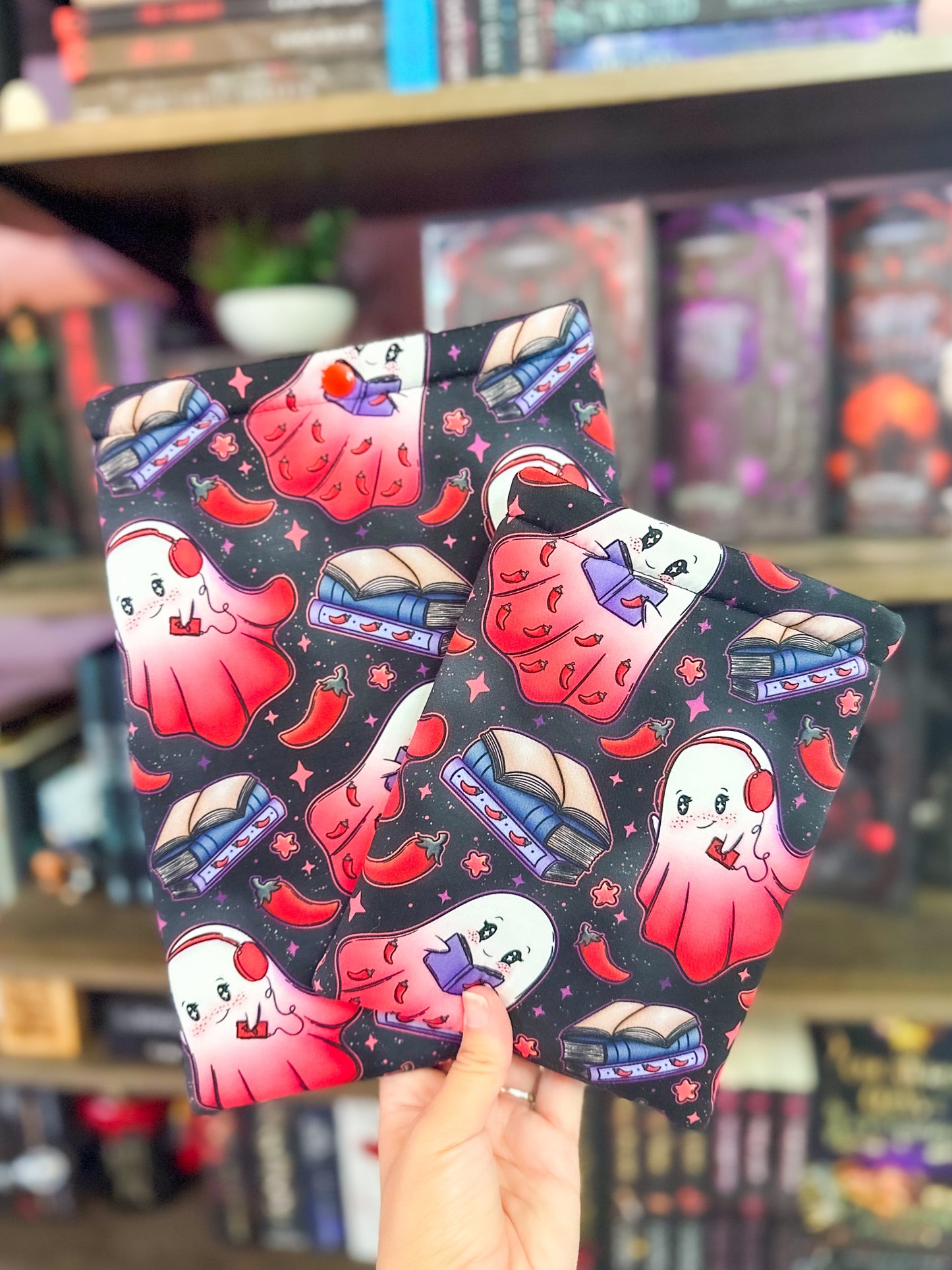 Spicy Ghosts Paperback Book Sleeve