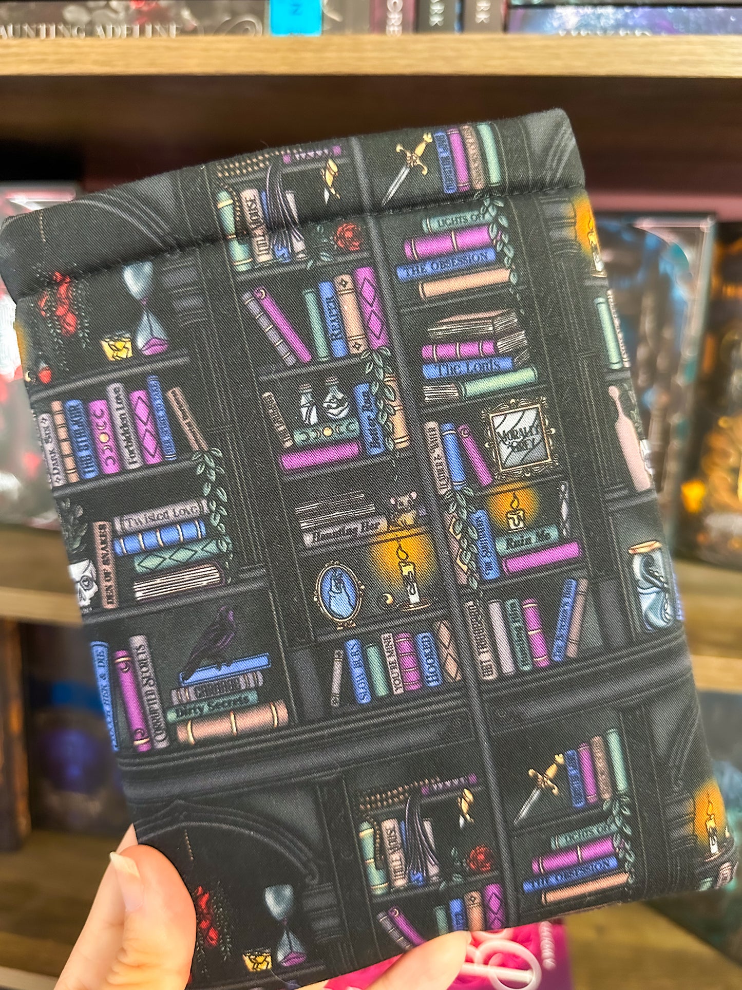 Dark Romance Bookshelves Kindle Sleeve