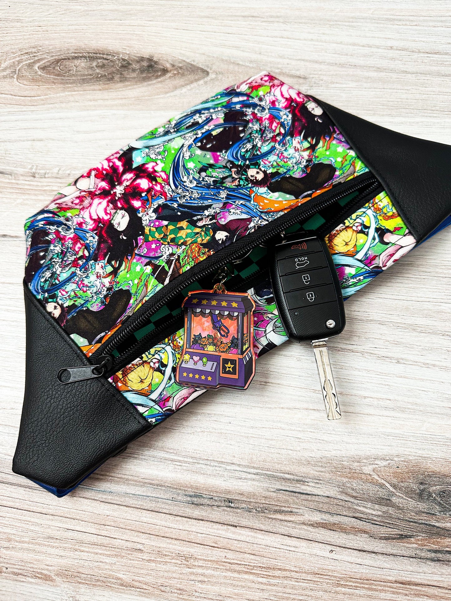 Demon Anime Girl Fanny Pack Crossbody Bag