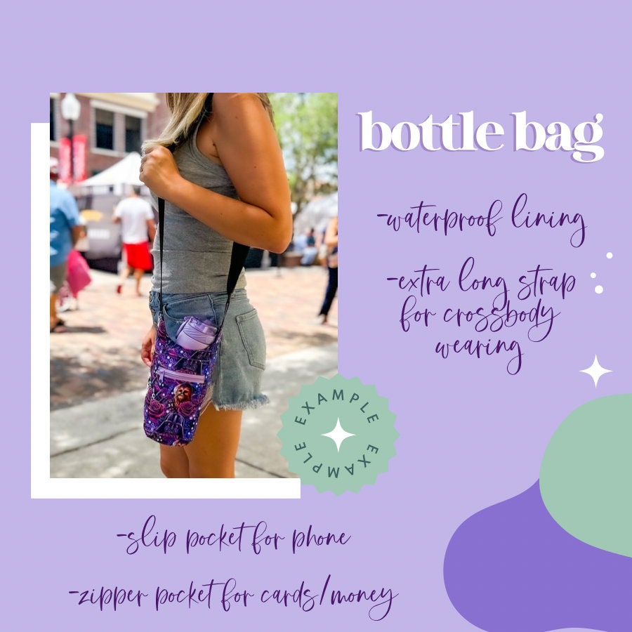 Black Cat Water Bottle Bag
