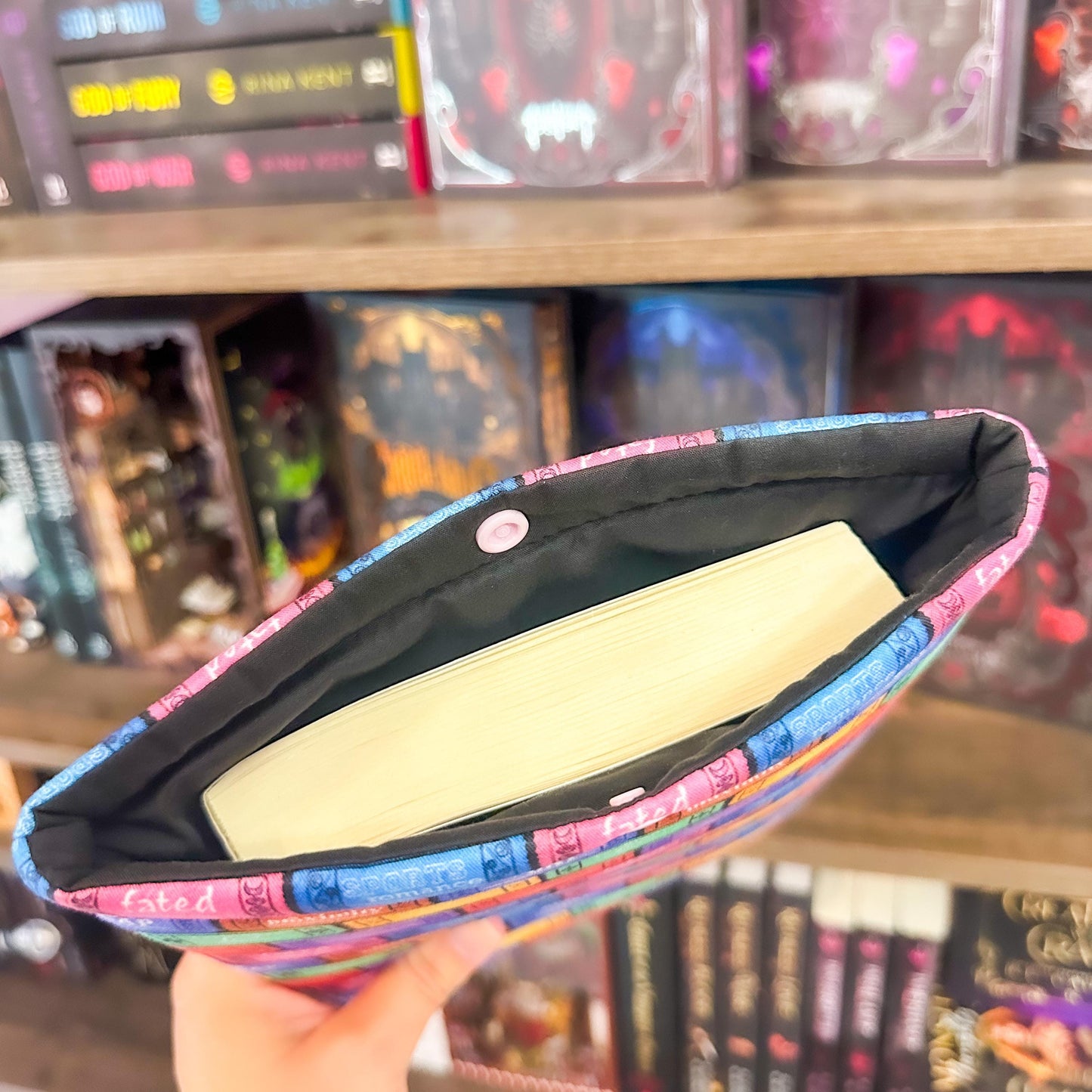 Romance Trope Tickets Padded Book Sleeve