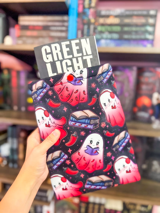 Spicy Ghosts Paperback Book Sleeve