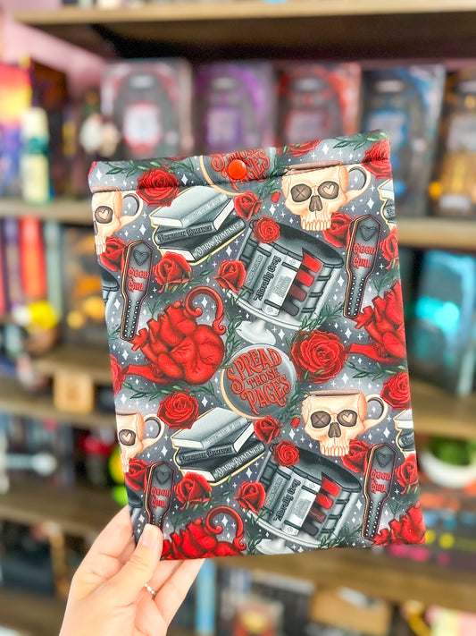 Spread Those Pages Paperback Book Sleeve