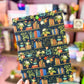 Floral Bookshelves Paperback Book Sleeve