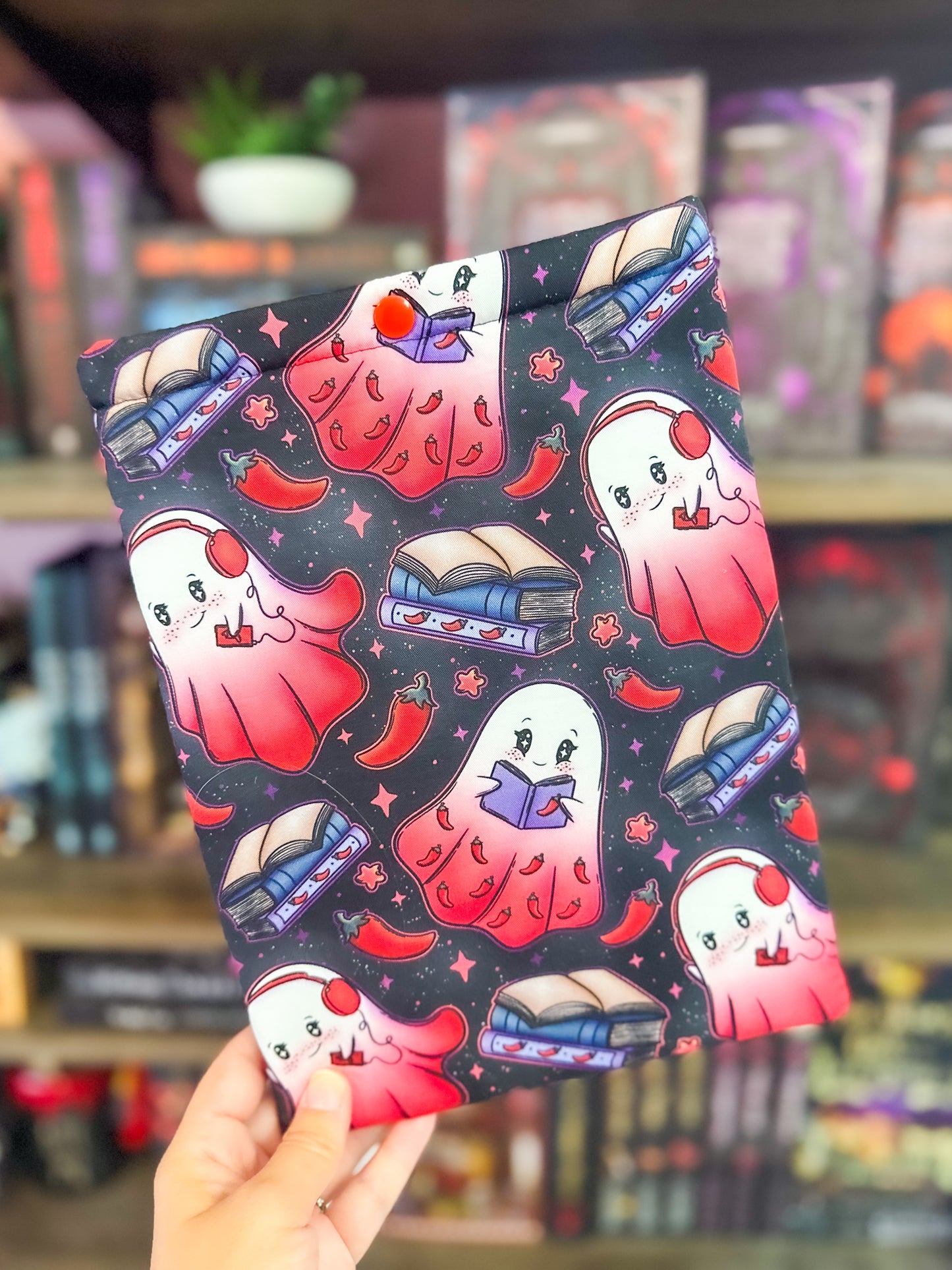 Spicy Ghosts Paperback Book Sleeve