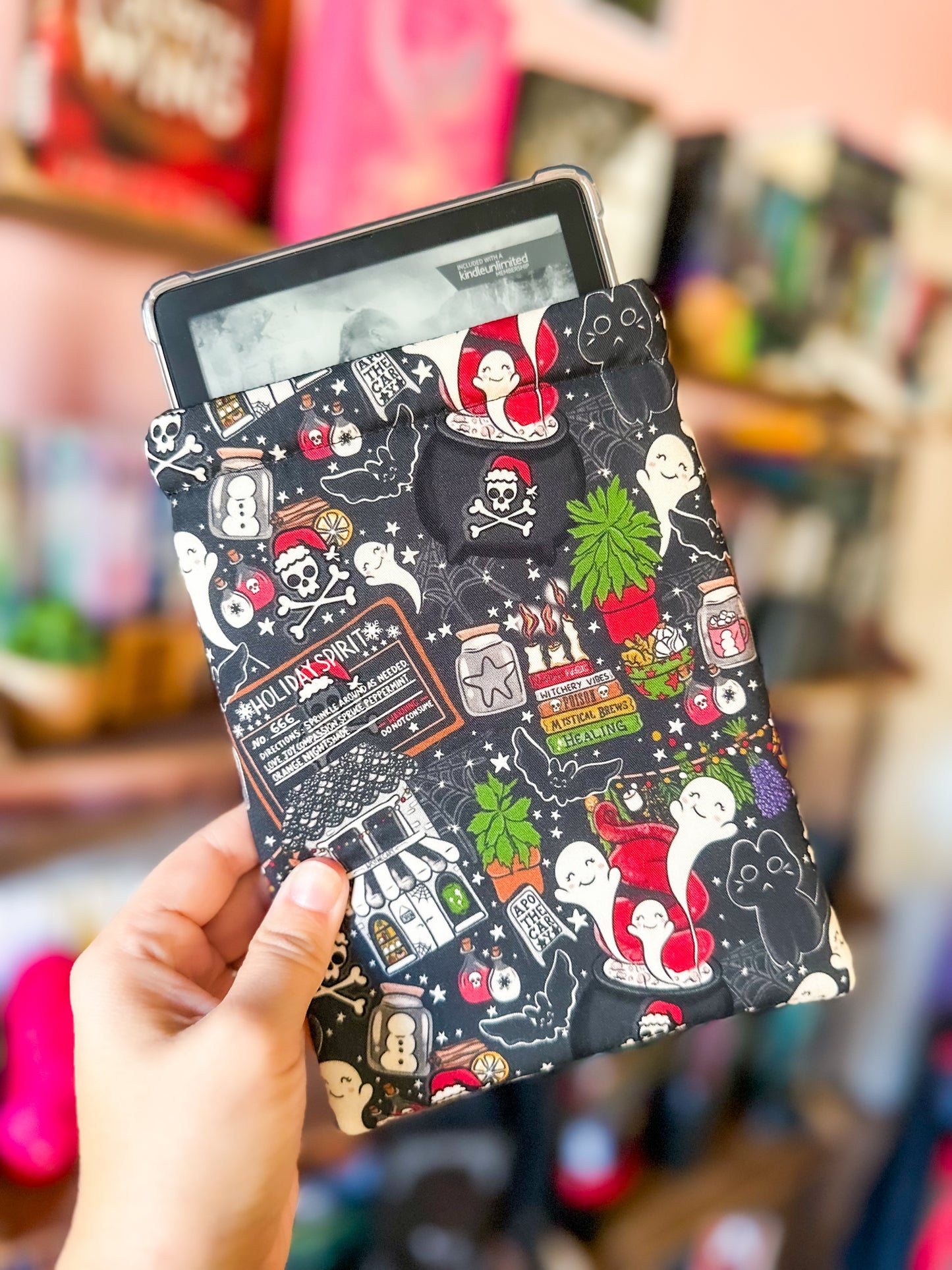 Haunted Holiday Kindle Sleeve
