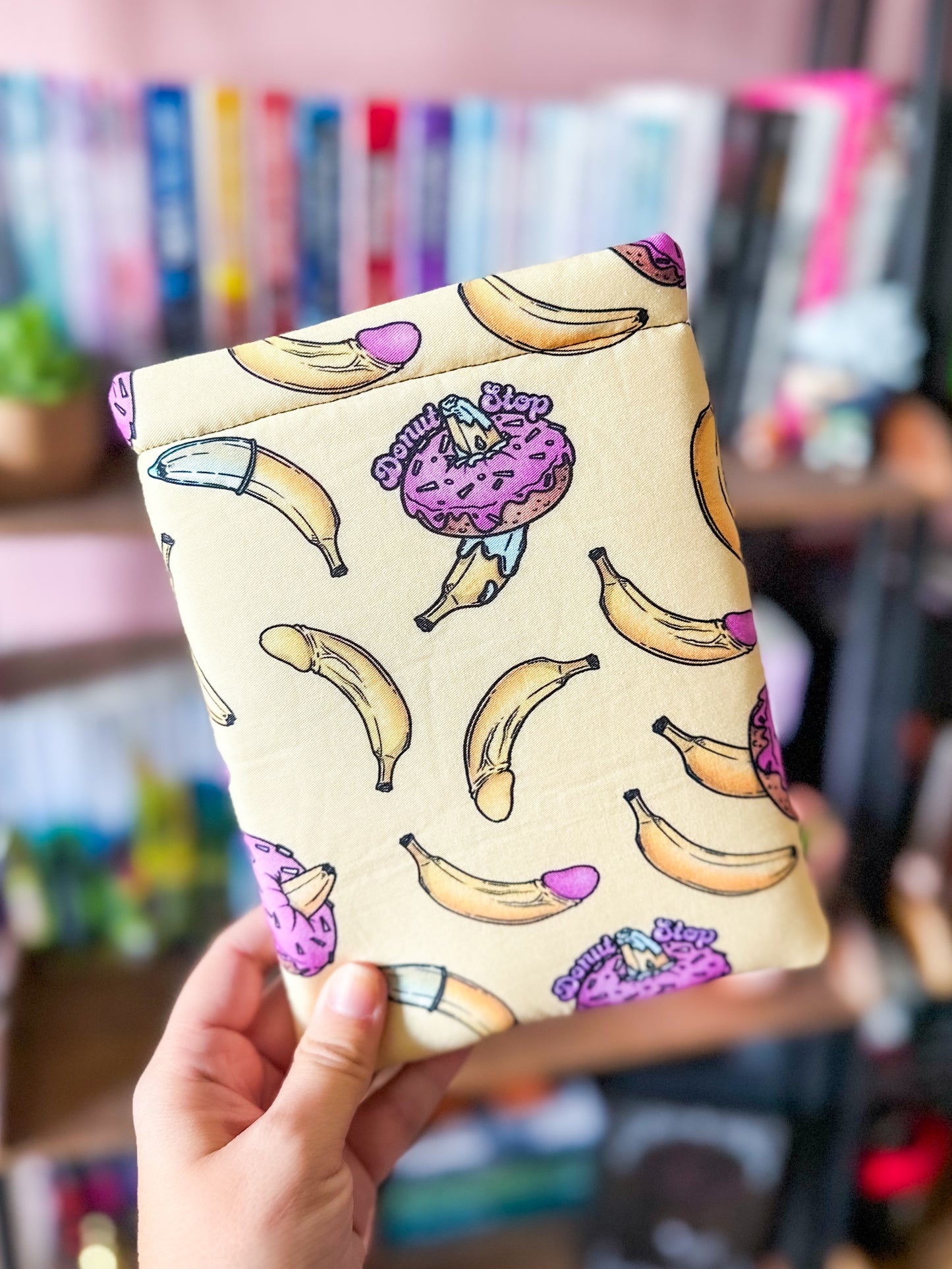 Donut Stop Banana Kindle Sleeve
