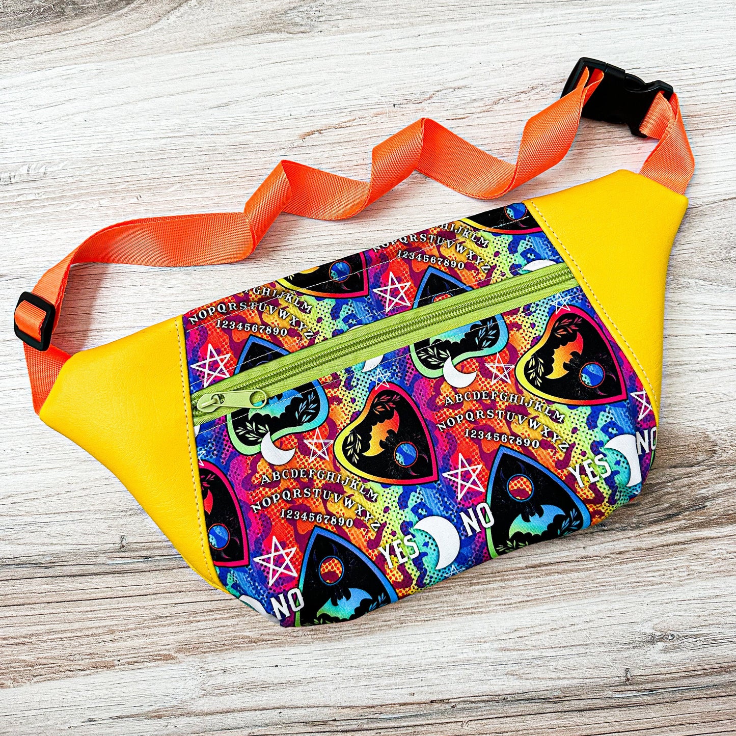 Psychedelic Ouija Fanny Pack Crossbody Bag