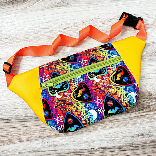 Psychedelic Ouija Fanny Pack Crossbody Bag