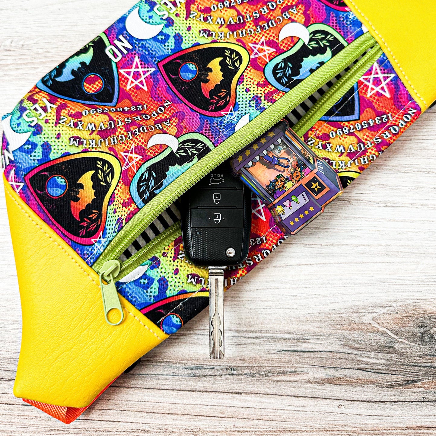 Psychedelic Ouija Fanny Pack Crossbody Bag