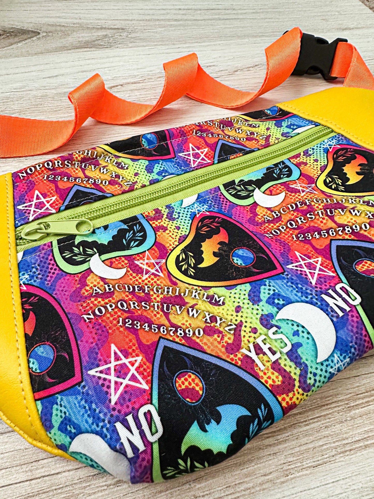 Psychedelic Ouija Fanny Pack Crossbody Bag