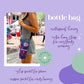 Dragons & Violets Water Bottle Bag