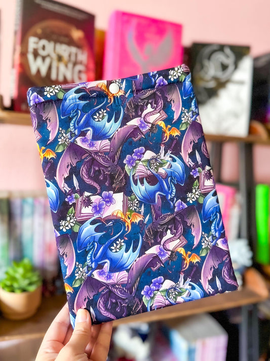 Dragons & Violets Paperback Book Sleeve