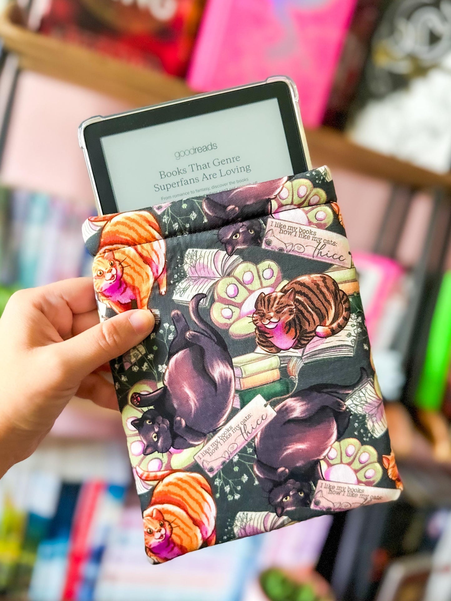 Thick Cats Kindle Sleeve
