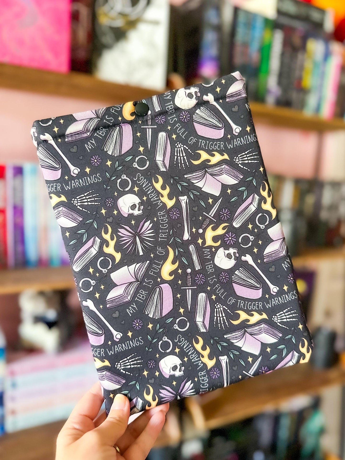 Trigger Warnings Paperback Book Sleeve