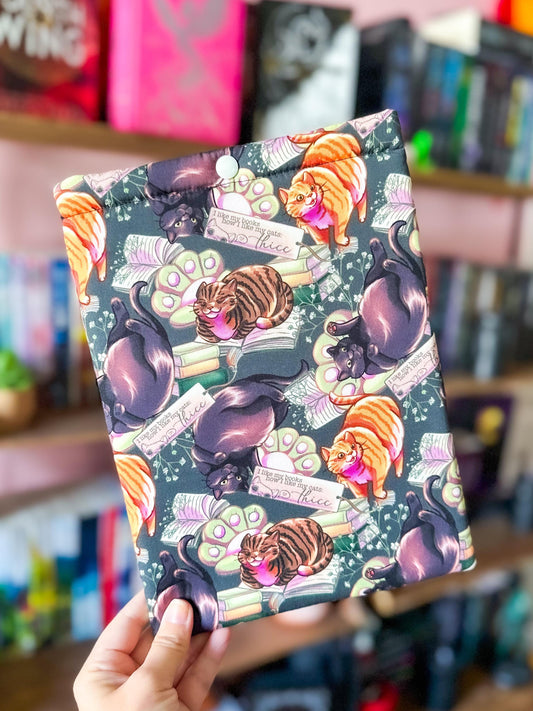 Thick Cats Paperback Book Sleeve